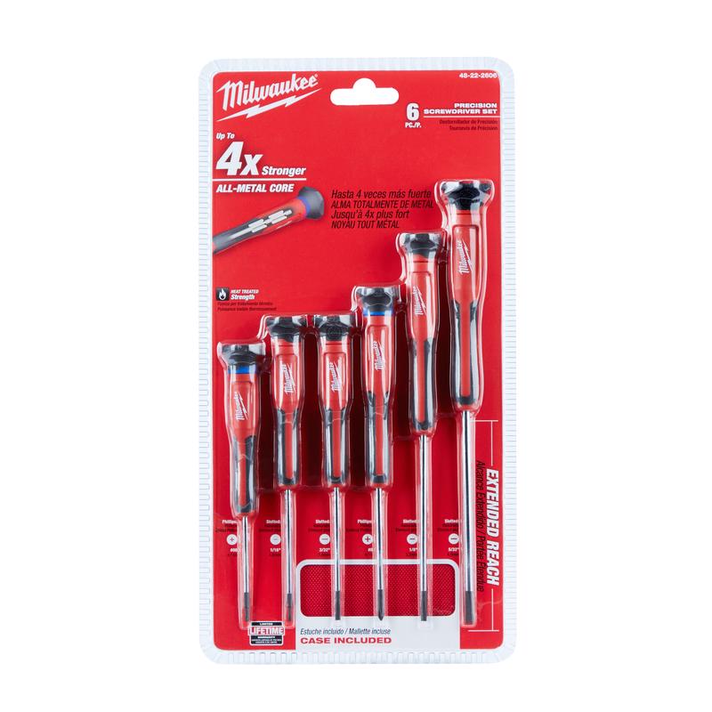 Milwaukee Assorted Multi-Blade Precision Screwdriver Set 6.0 in.