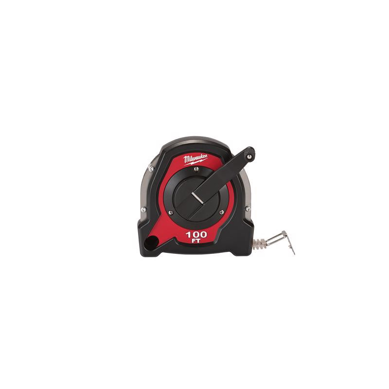 Milwaukee 100 ft. L X 1.5 in. W Closed Reel Long Tape Measure