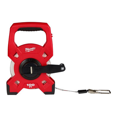 Milwaukee 100 ft. L X 1.75 in. W Open Reel Long Tape Measure
