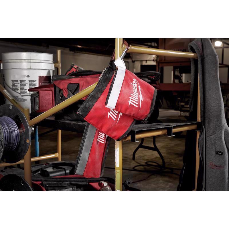 Milwaukee 3.13 in. W X 1.38 in. H Canvas Multi-Size Zippered Bag Assortment 1 pocket Red 3 pc