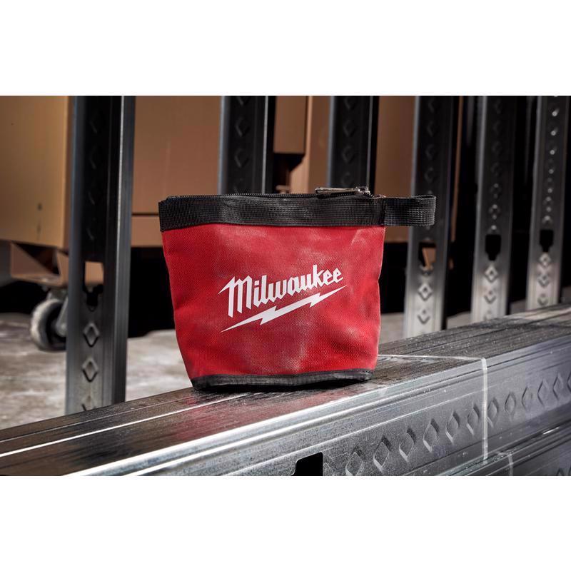 Milwaukee 3.13 in. W X 1.38 in. H Canvas Multi-Size Zippered Bag Assortment 1 pocket Red 3 pc