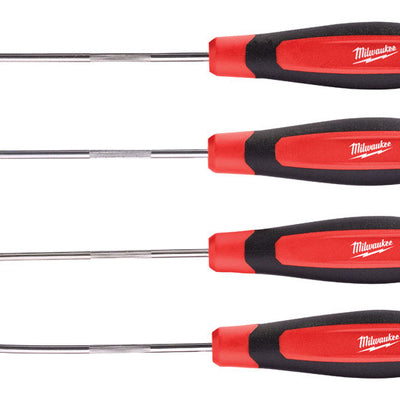 Milwaukee 4 in. Chrome Plated Steel Hook and Pick Set 4 pc