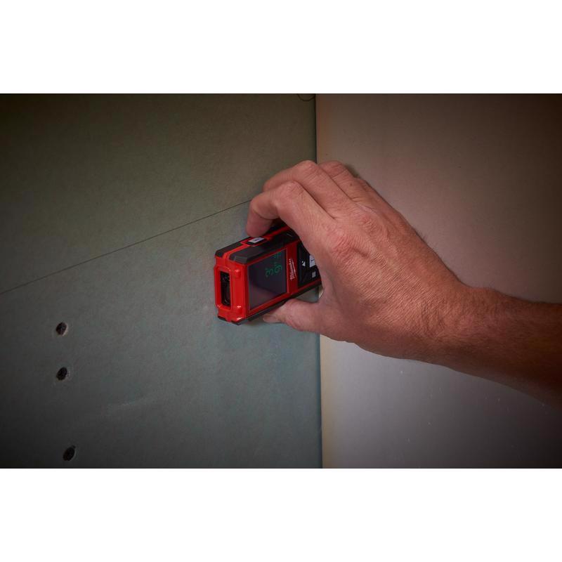 Milwaukee 4.2 in. L X 1.9 in. W Laser Distance Meter 150 ft. Black/Red