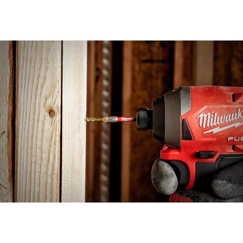 Milwaukee Shockwave Phillips/Square PH2/SQ2 X 2-3/8 in. L Impact Double-Ended Power Bit Steel
