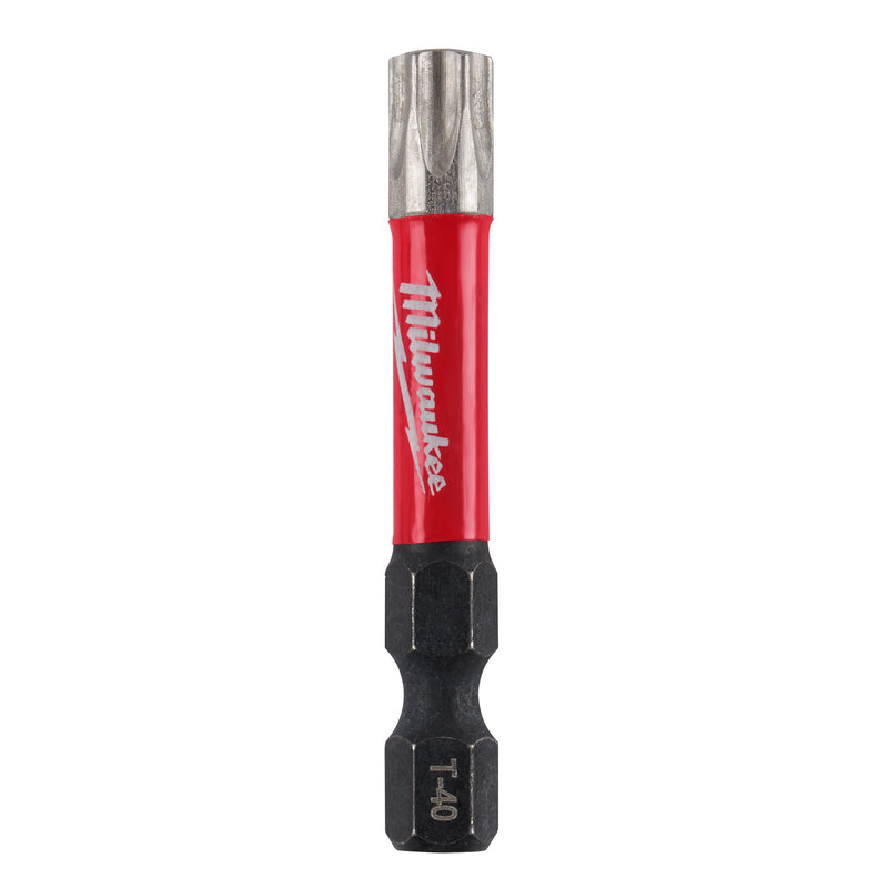 Milwaukee Shockwave Torx T40 X 2 in. L Impact Power Bit Steel