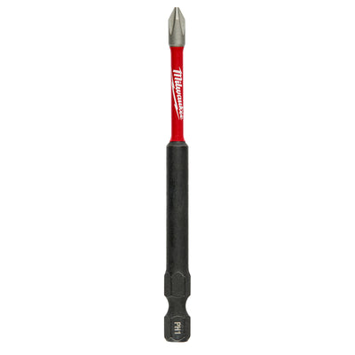Milwaukee Shockwave Phillips #1 X 3-1/2 in. L Impact Power Bit Steel