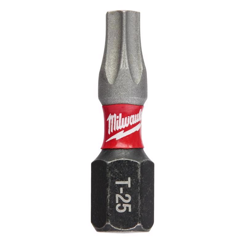 Milwaukee Shockwave Torx T25 X 1 in. L Impact Insert Bit Set Steel 15 pc