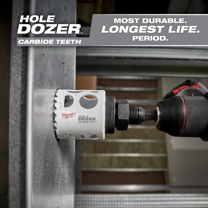 Milwaukee Hole Dozer 7/8 in. Carbide Tipped 2-1/8 in. L X 1/4 in. D Hole Saw