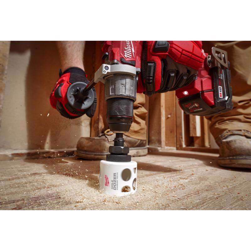Milwaukee Hole Dozer 3 in. Carbide Tipped 1-7/8 in. L X 1/4 in. D Hole Saw