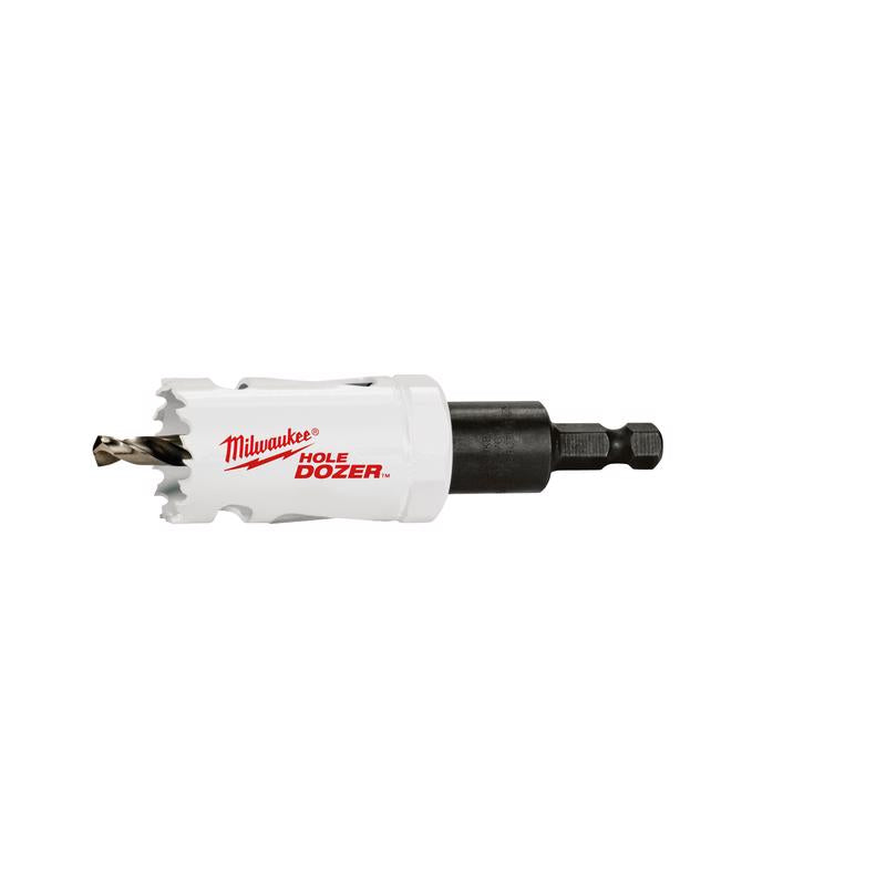 Milwaukee Hole Dozer 1-5/8 in. Bi-Metal 1.875 in. L X 7/16 in. D Hole Saw