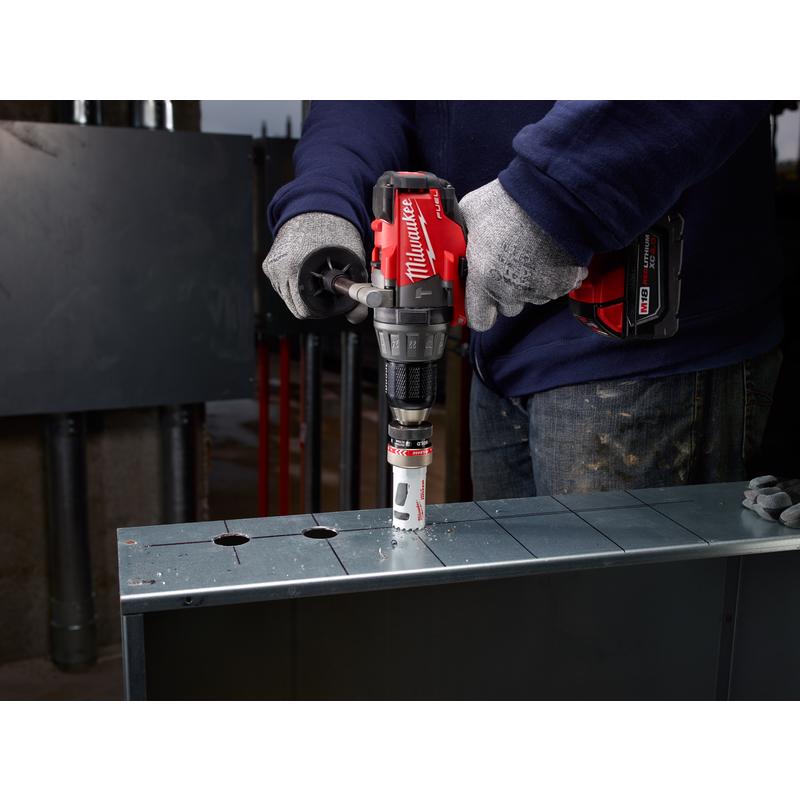 Milwaukee Hole Dozer 1-5/8 in. Bi-Metal 1.875 in. L X 7/16 in. D Hole Saw