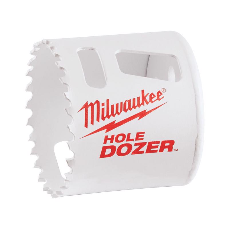 Milwaukee Hole Dozer 2-1/8 in. Bi-Metal 1.9 in. L X 1/4 in. D Hole Saw