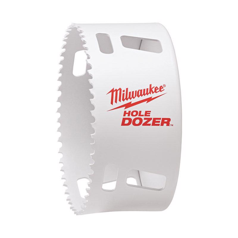 Milwaukee Hole Dozer 4 in. Bi-Metal 1.9 in. L X 1/4 in. D Hole Saw