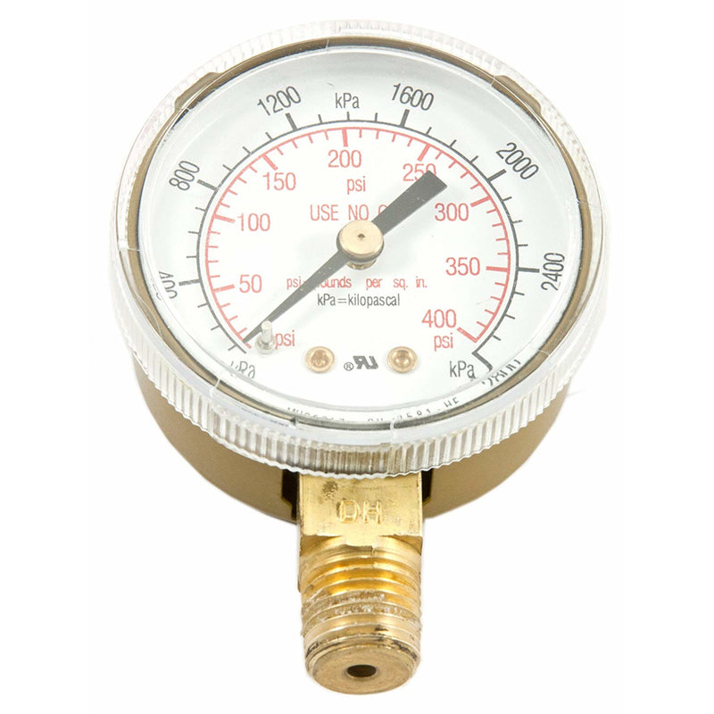 Forney 5.75 in. L X 3.88 in. W Regulator Gauge Brass
