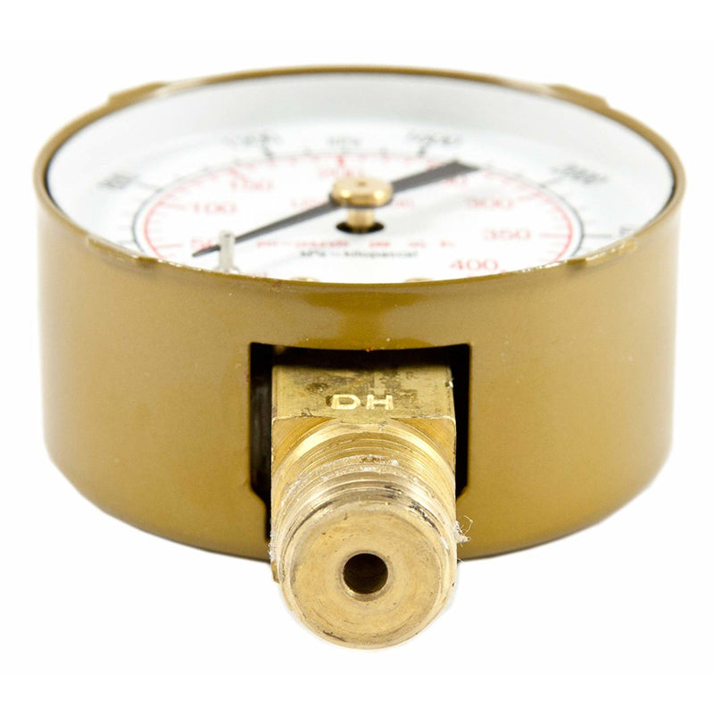 Forney 5.75 in. L X 3.88 in. W Regulator Gauge Brass