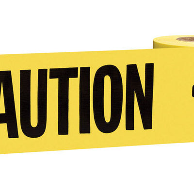 Empire 200 ft. L X 3 in. W Plastic Caution Cuidado Barricade Tape Yellow