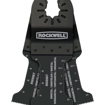 Rockwell 1-3/8 in. L Bi-Metal Plunge Cut Oscillating Blade 3 pk