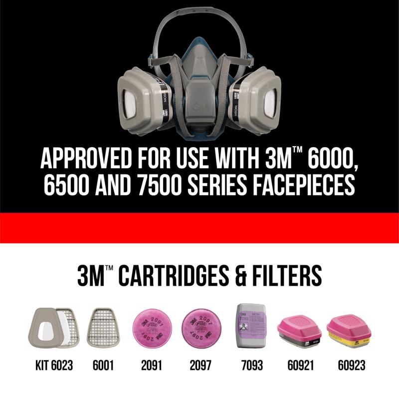 3M P100 Paint Sanding Respirator 6000-Series
