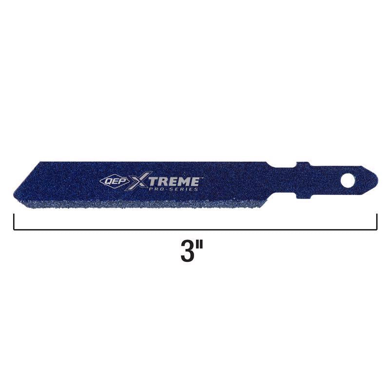 QEP 3 in. Diamond Grit T-Shank Jig Saw Blade 10/14 TPI