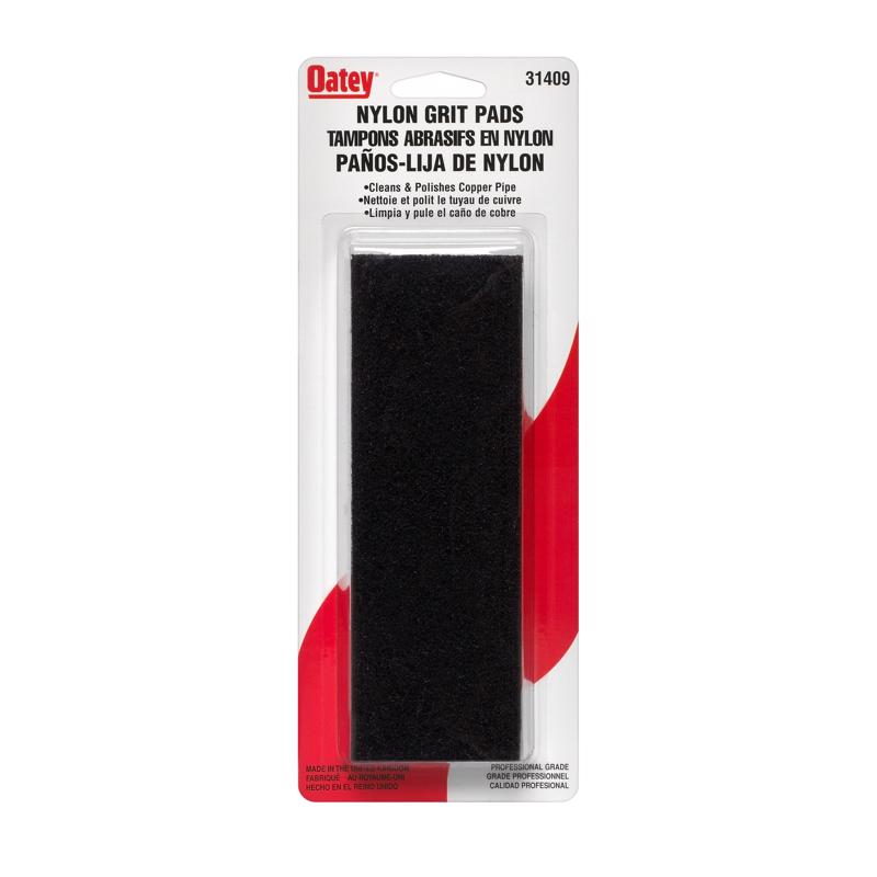 Oatey 6 in. L X 2 in. W Grit Cleaning and Polishing Pad Nylon 2 pc