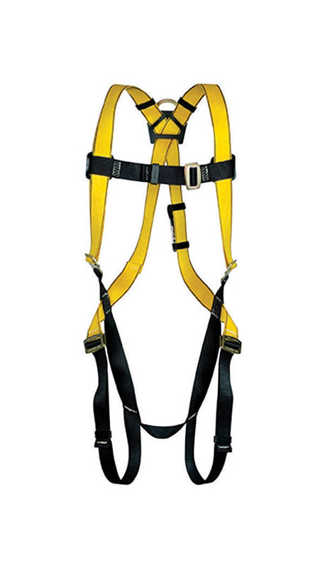 Safety Works Workman Qwik-Fit Unisex Polyester Safety Harness 400 lb. cap. XL Yellow
