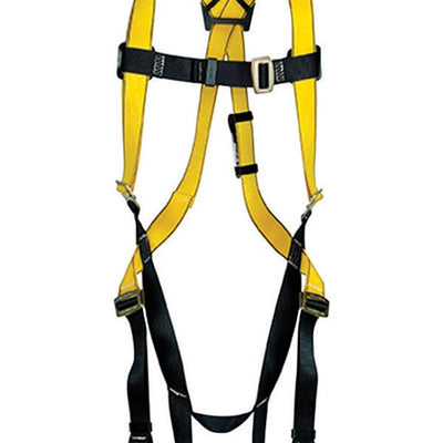 Safety Works Workman Qwik-Fit Unisex Polyester Safety Harness 400 lb. cap. XL Yellow