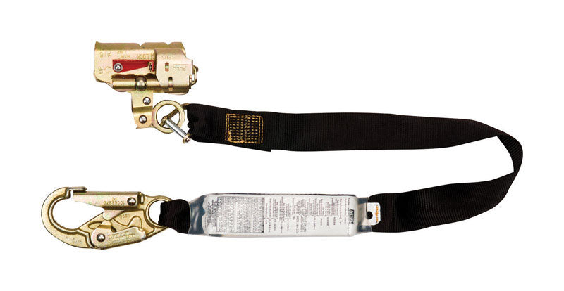 Safety Works Unisex Polyester Manual Rope Grab 12.7 in. L Black