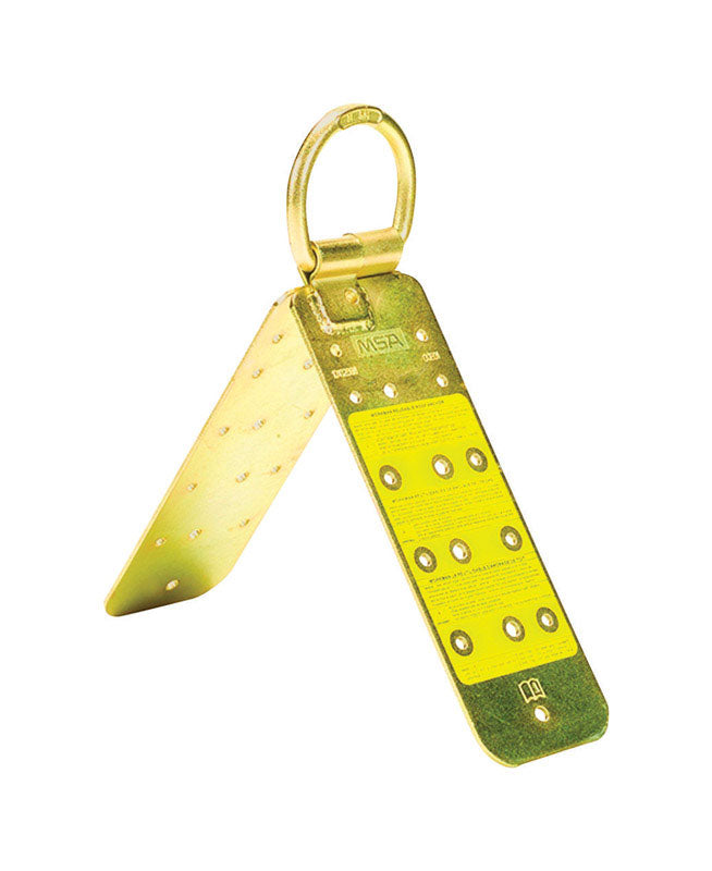 Safety Works Steel Reusable Roof Anchor 400 lb. cap. Yellow