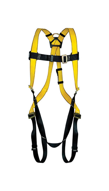 Safety Works Unisex Polyester Safety Harness 400 lb. cap. XL Yellow