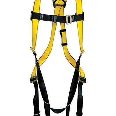 Safety Works Unisex Polyester Safety Harness 400 lb. cap. XL Yellow