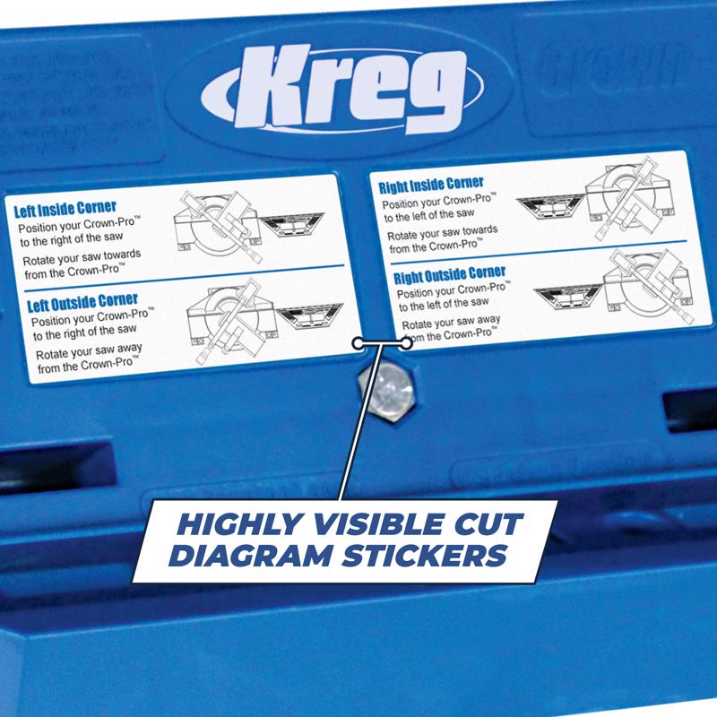 Kreg Crown-Pro Jig with Angle Finder 5-1/2 in.