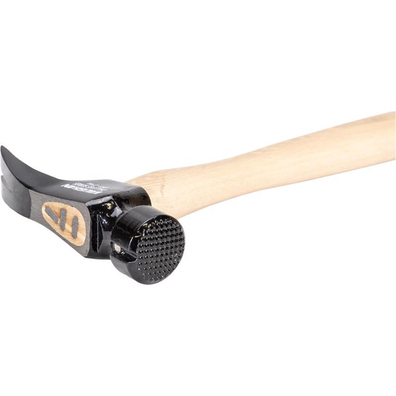 Vaughan Dalluge 21 oz Milled Face Straight Claw Hammer 18 in. Hickory Handle