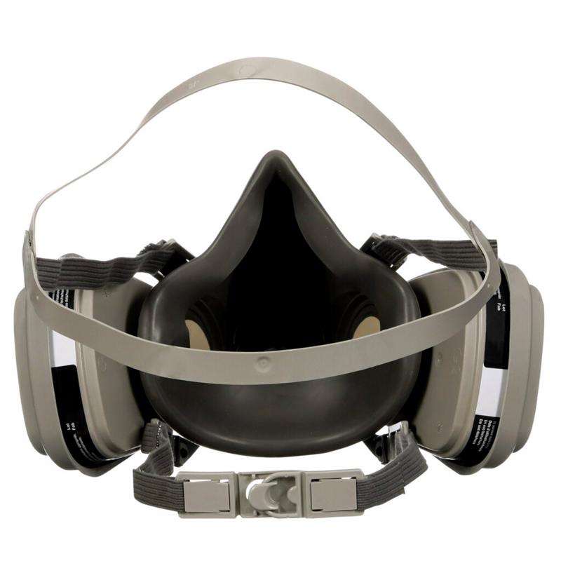 3M P95 Paint Project Half Face Respirator 6000-Series Valved Black L