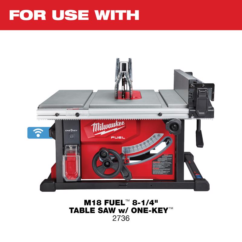 Milwaukee Steel 17.75 in. L X 20.5 in. H X 23 in. W Folding Table Saw Stand Black