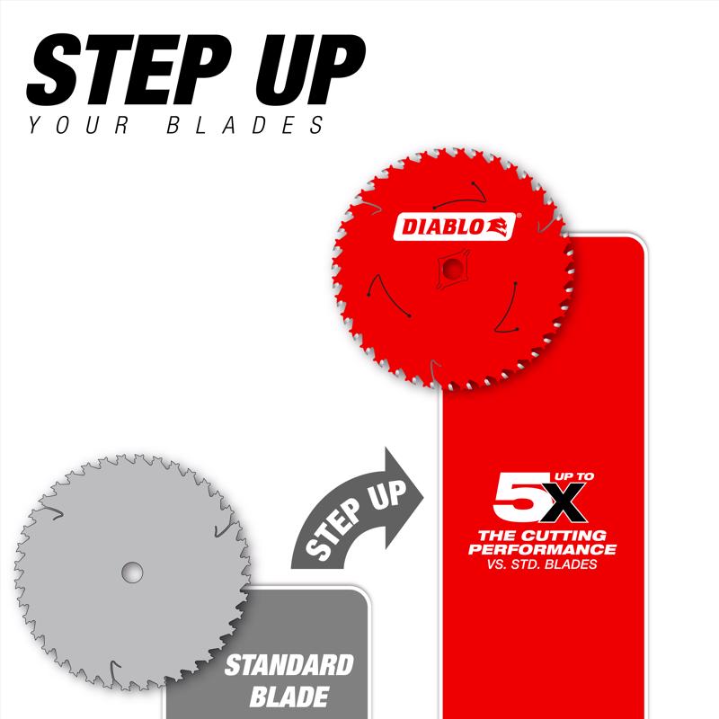 Diablo Steel Demon 6-1/2 in. D X 5/8 in. Stainless Steel Metal Saw Blade 48 teeth