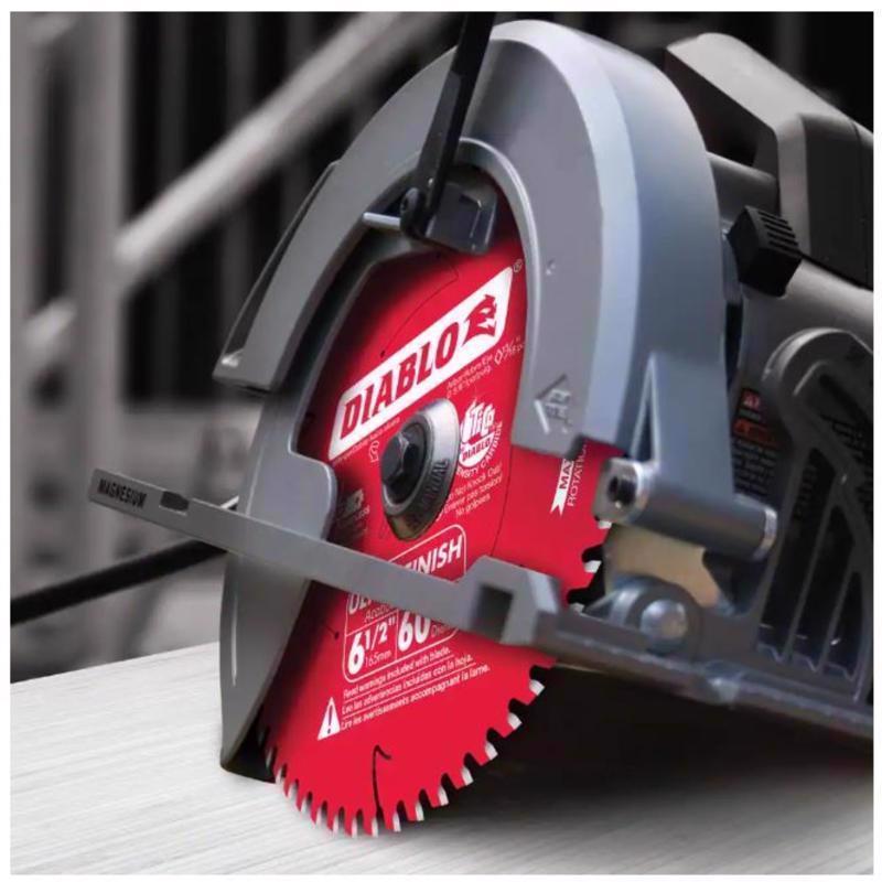 Diablo 6-1/2 in. D X 5/8 in. Ultra Finish TiCo Hi-Density Carbide Circular Saw Blade 60 teeth
