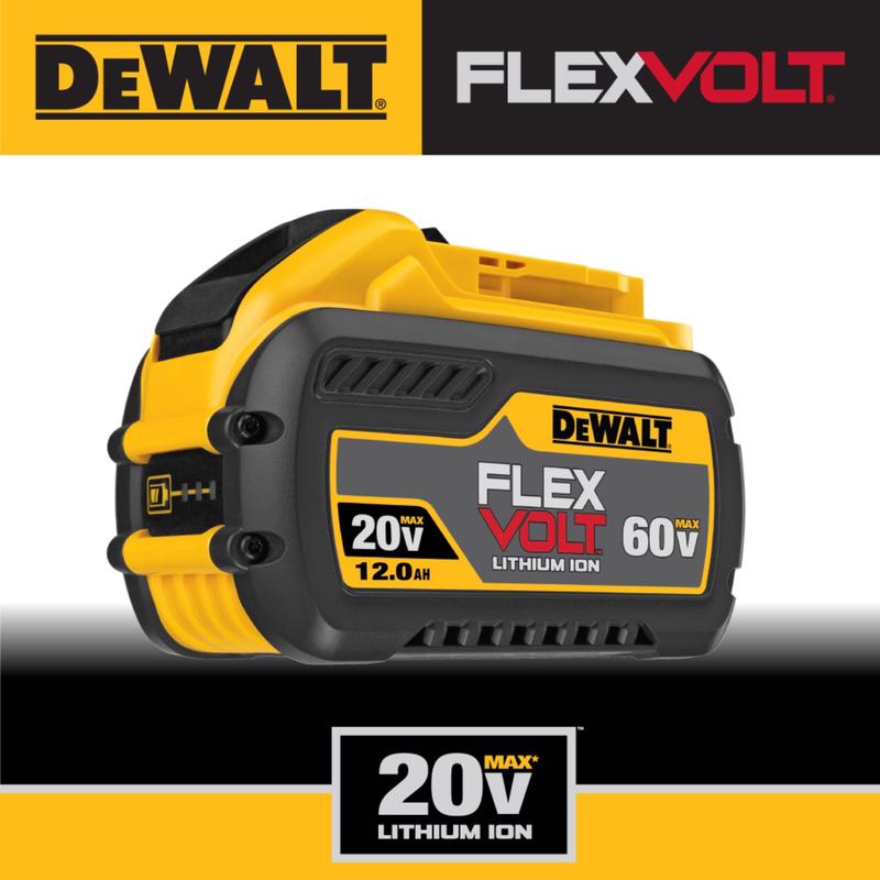 DeWalt 20V-60V MAX FLEXVOLT DCB612 12 Ah Lithium-Ion High Capacity Battery Pack