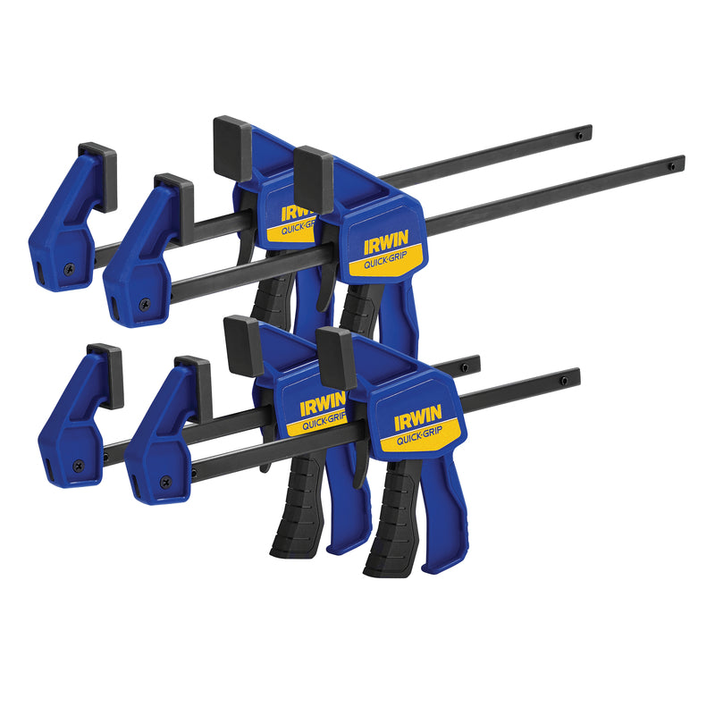 Irwin Quick-Grip 3 in. D Quick-Release Bar Clamp 140 lb 4 pc
