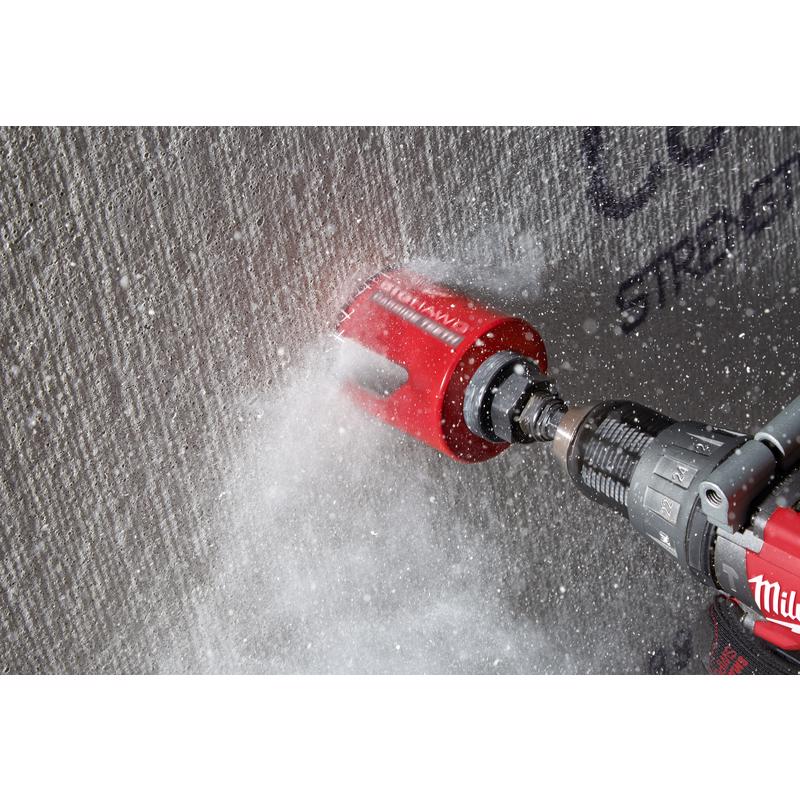 Milwaukee Big Hawg 2-1/8 in. Carbide Tipped 2.44 in. L Hole Saw