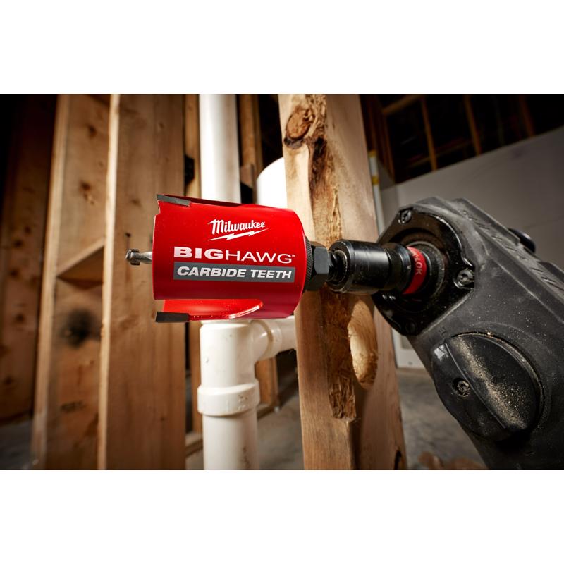 Milwaukee Big Hawg 2-1/8 in. Carbide Tipped 2.44 in. L Hole Saw