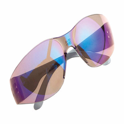 Forney Starlite Compact Safety Glasses Blue Mirror Lens