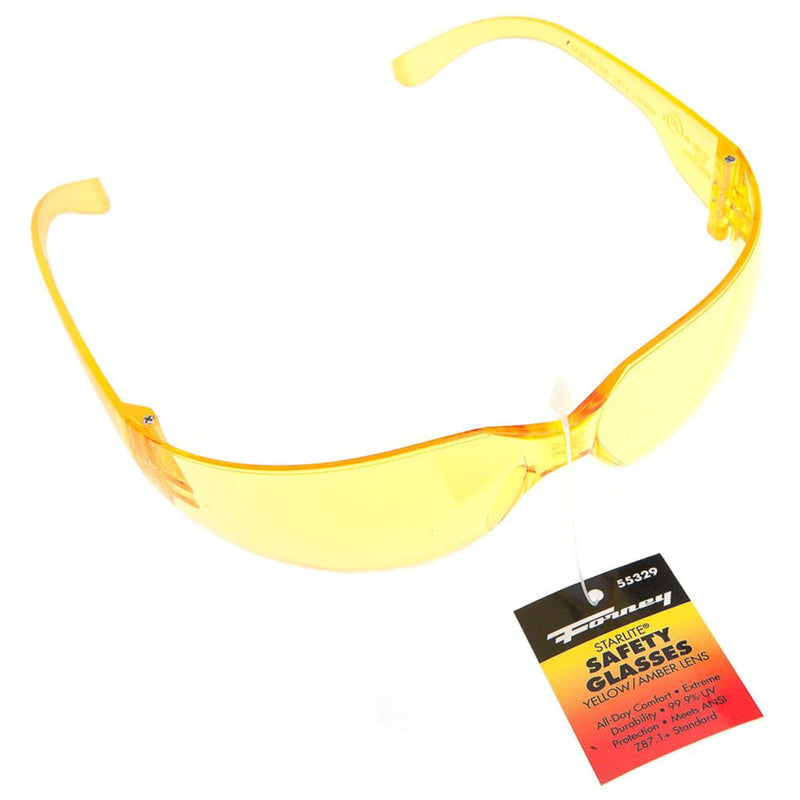 Forney Starlite Compact Safety Glasses Amber Lens