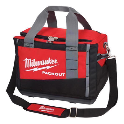 Milwaukee Packout Ballistic Nylon Tool Bag 3 pocket Black/Red