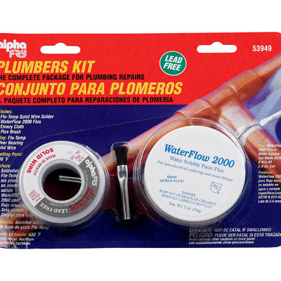 Alpha Fry 6 oz Lead-Free Plumbers Kit 0.12 in. D Silver-Bearing Alloy