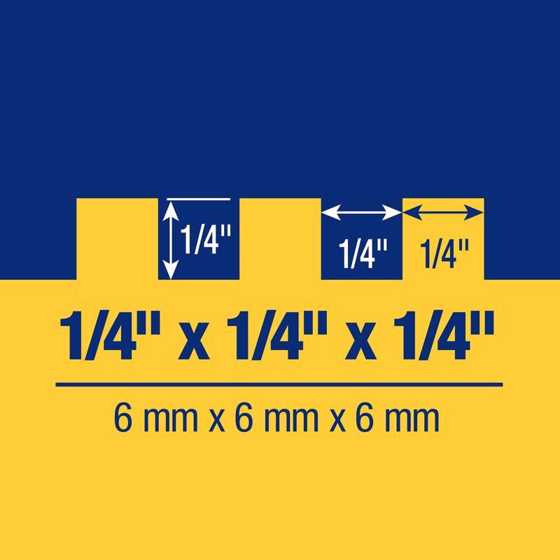 QEP 9 in. W X 4 in. L Steel Square Notched Trowel