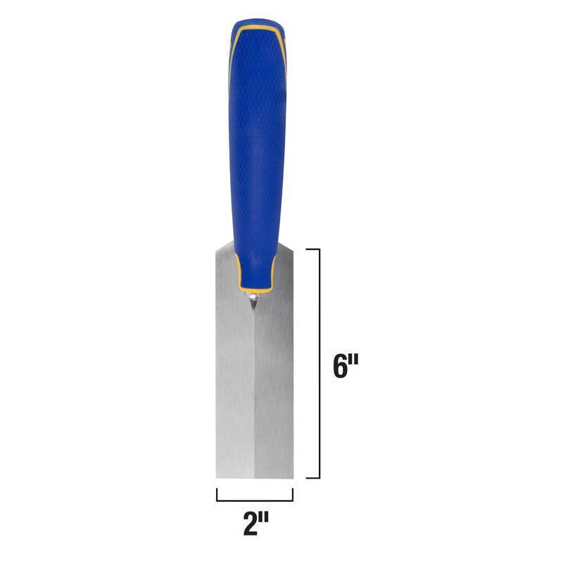 QEP 2 in. H X 2 in. W X 6 in. L Steel Margin Trowel