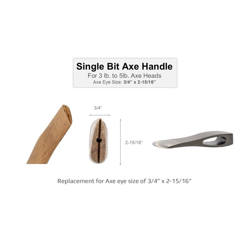 Truper 35 in. Wood Axe Replacement Handle