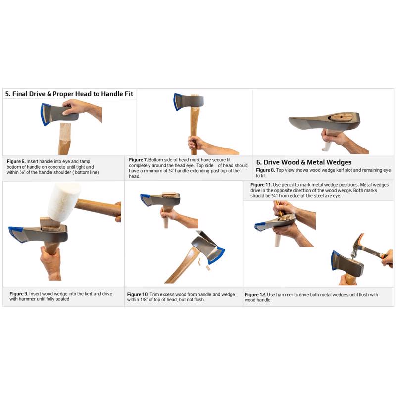 Truper 35 in. Wood Axe Replacement Handle
