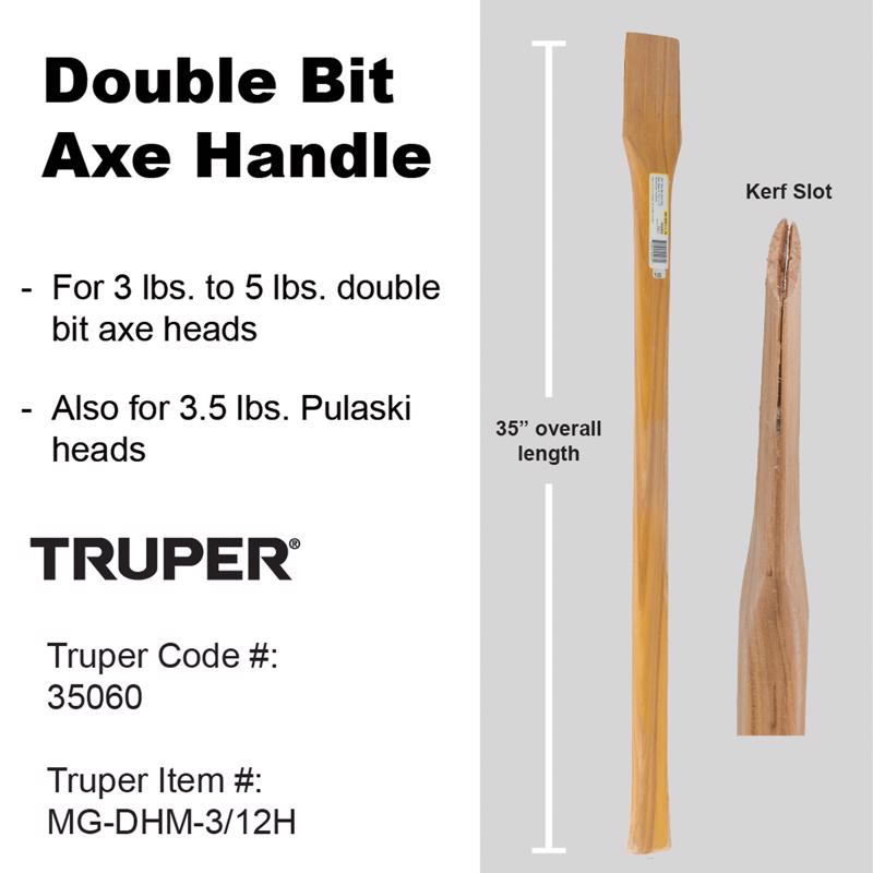 Truper 35 in. Wood Axe Replacement Handle
