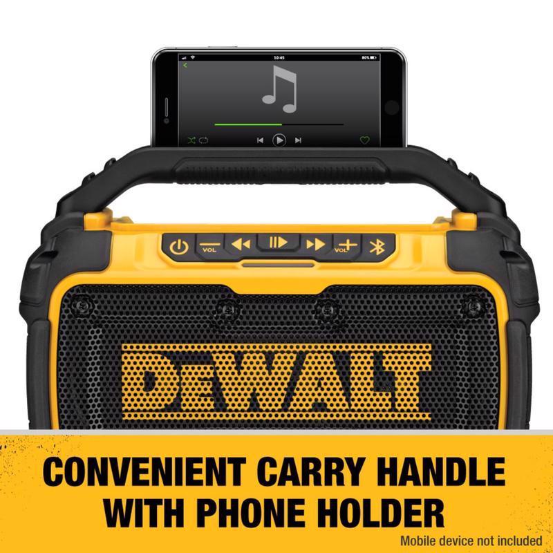 DeWalt 20V MAX DCR010 Lithium-Ion Jobsite Bluetooth Speaker